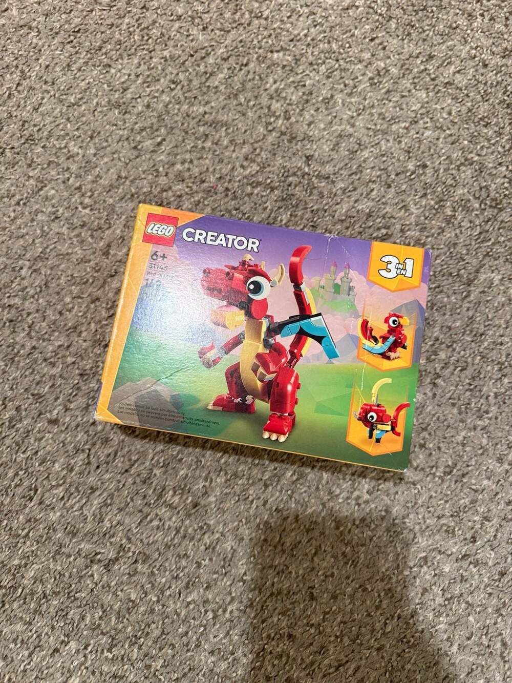 LEGO Creator 3-in-1 Red Dragon Set 31145